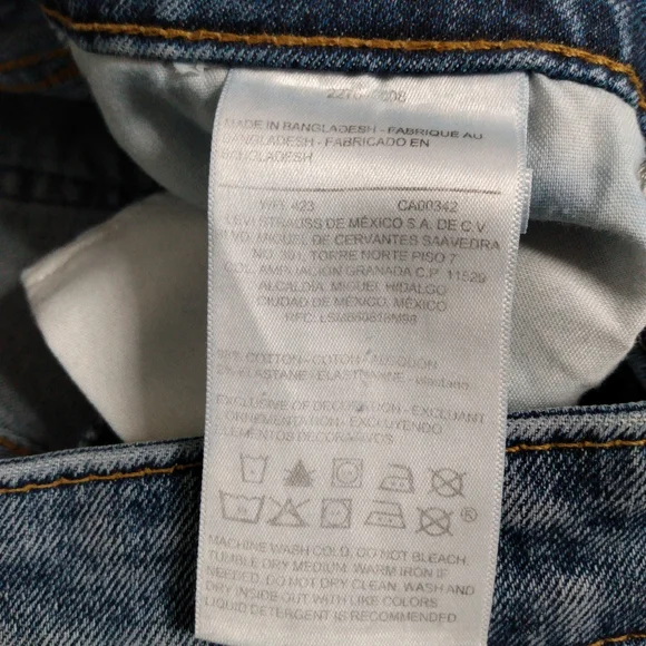 Denizen Levi's Denim Shorts Sz 12 - Picture 5 of 5